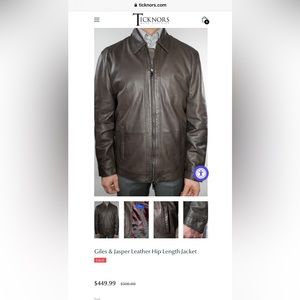 Giles & Jasper Leather Jacket